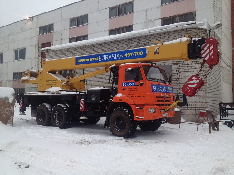 Изображение Кран Автомобильный «Галичанин» на базе КамАЗ КС-55713-5В